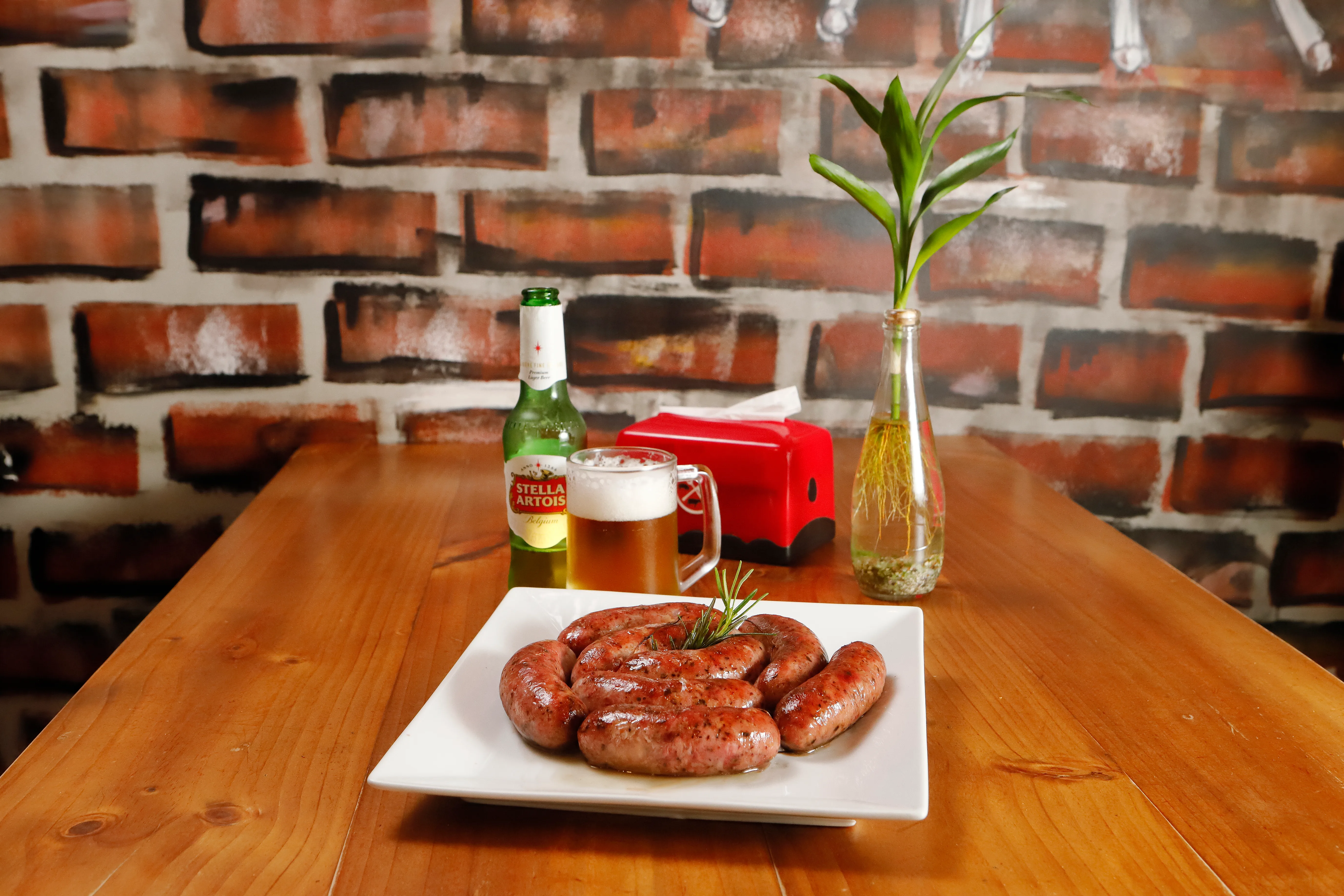 Chorizos artesanales a la parrilla